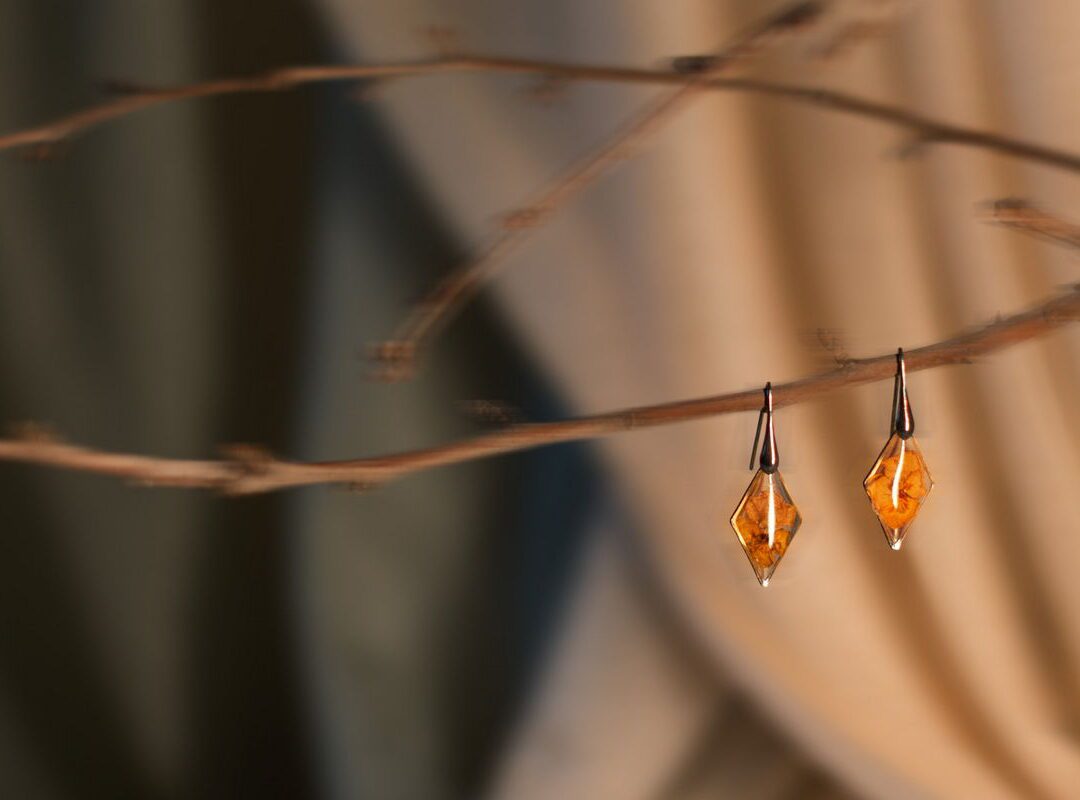 Orecchini Petali di Girasole | Fiorire Bottega Floreale